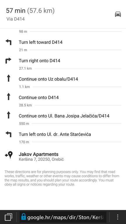 Jakov Apartments Orebic Luaran gambar